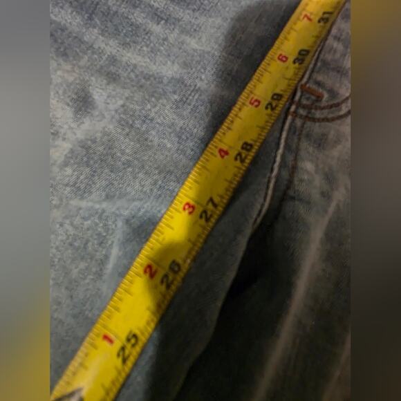 Spanx Womens Skinny Pull On Denim Jeans Size L Light Wash - Picture 8 of 8
